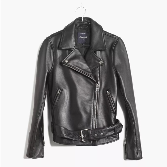 Madewell Ultimate Leather Motorcycle Jacket NWOT - Picture 5 of 5